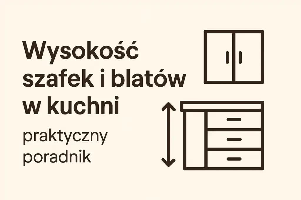Na jakiej wysokości listwa do szafek kuchennych, by uniknąć błędów?