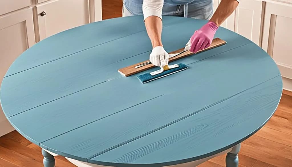 Jakim lakierem pomalować blat stołu, aby uzyskać trwały efekt?