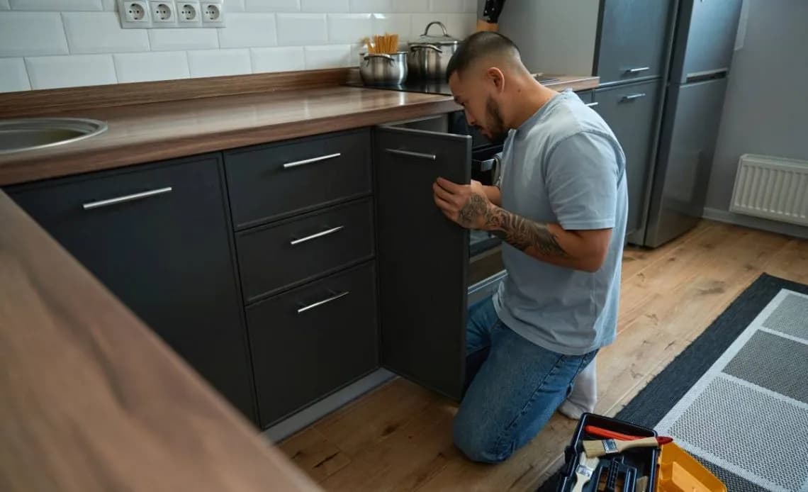 Jak okleić blat kuchenny - proste kroki, by uniknąć błędów